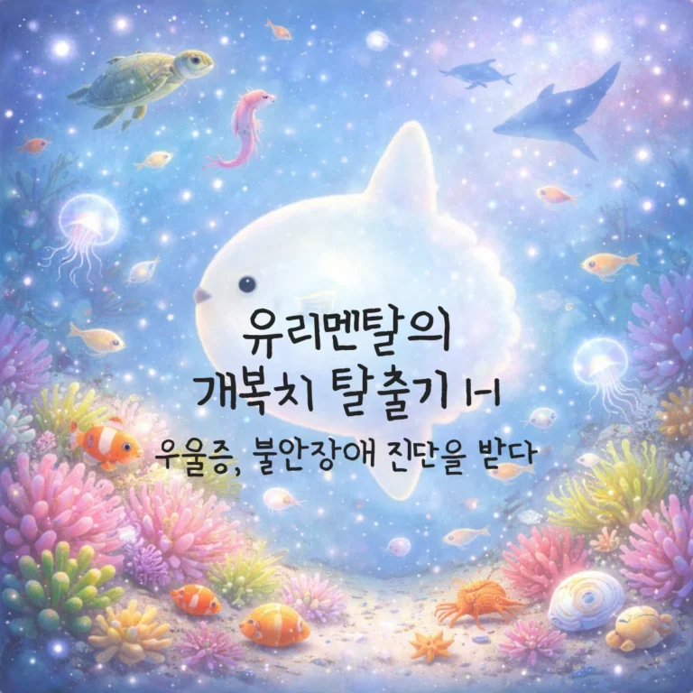 유리멘탈 우울증 불안장애 진단